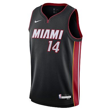 Youth Nike Tyler Herro Black Miami Heat Swingman Jersey - Icon Edition