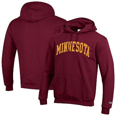 Men's Champion Maroon Minnesota Golden Gophers Basic Arch Fleece Pullover Hoodie