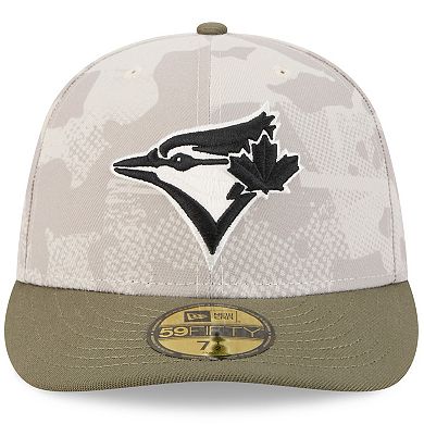 Men's New Era Light Beige/Olive Toronto Blue Jays 2025 Armed Forces Day 59FIFTY Fitted Hat