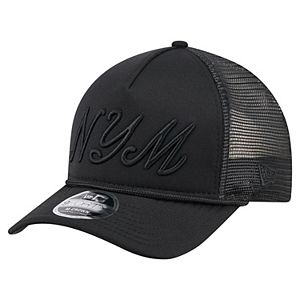 Men's New Era Black New York Mets Trucker 9FIFTY Snapback Hat