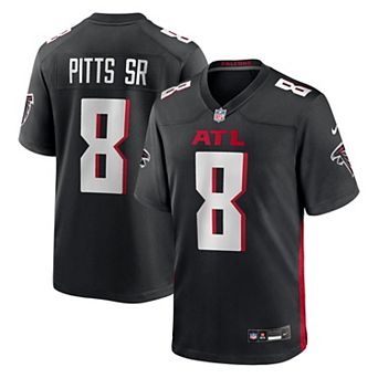 Men's Nike Kyle Pitts Sr. Black Atlanta Falcons Team Game Jersey