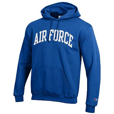 Men's Champion Royal Air Force Falcons Basic Arch Fleece Pullover Hoodie
