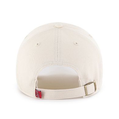 Men's '47 Natural Arkansas Razorbacks Vault Clean Up Adjustable Hat