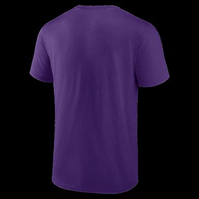 Men's Purple Minnesota Vikings Best Dad T-Shirt