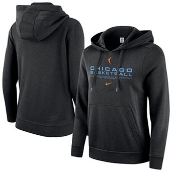 Women's�Nike Heather Black Chicago Sky Club City Pullover Hoodie