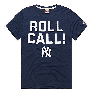 Men's Homage Navy New York Yankees Hyper Local Tri-Blend T-Shirt