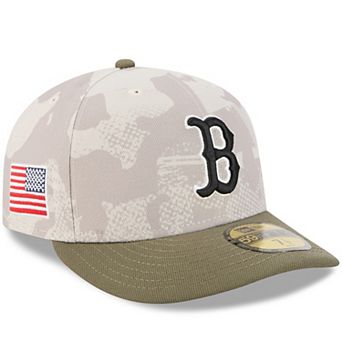 Men's New Era Light Beige/Olive Boston Red Sox 2025 Armed Forces Day 59FIFTY Fitted Hat
