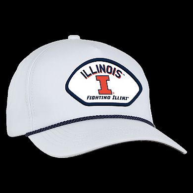 Men's Ahead White Illinois Fighting Illini Alto Rope Adjustable Hat