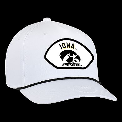 Men's Ahead White Iowa Hawkeyes Alto Rope Adjustable Hat