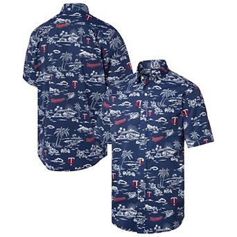 Men's Reyn Spooner Navy Minnesota Twins Kekai Performance Button-Down Shirt
