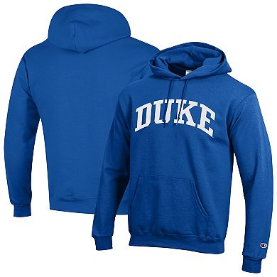 Men's Champion Royal Duke Blue Devils Basic Arch Fleece Pullover Hoodie