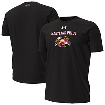 Men's Under Armour Black Maryland Terrapins Maryland Pride Crab T-Shirt