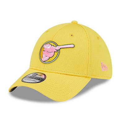 Men's New Era Yellow San Diego Padres City Connect Batting Practice 39THIRTY Flex Hat