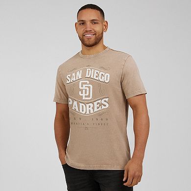 Men's Darius Rucker Collection by Fanatics Tan San Diego Padres Sun Faded T-Shirt