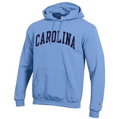 Men's Champion Carolina Blue North Carolina Tar Heels Basic Arch Fleece Pullover Hoodie