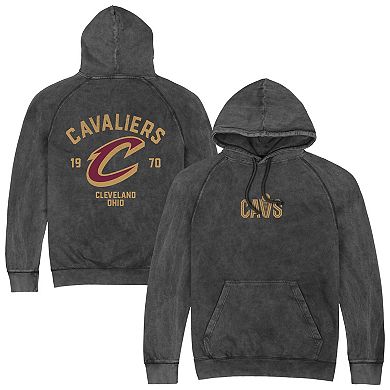 Men's Stadium Essentials Charcoal Cleveland Cavaliers Get Back Oversized Vintage Raglan Pullover Hoodie