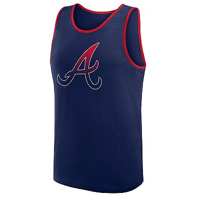 Men's Navy Atlanta Braves Unmatched Success Tank Top