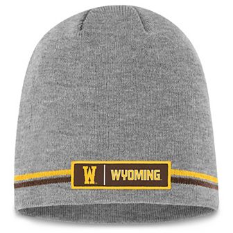Men's�Top of the World Gray Wyoming Cowboys Greyson Knit Beanie