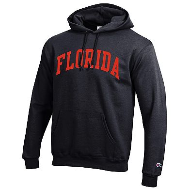 Men's Champion Black Florida Gators Basic Arch Fleece Pullover Hoodie