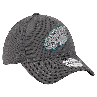 Men's New Era Graphite Philadelphia Eagles Main 39THIRTY Flex Hat
