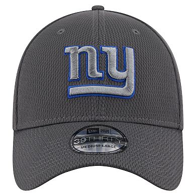 Men's New Era Graphite New York Giants Main 39THIRTY Flex Hat