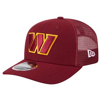 Men's New Era Burgundy Washington Commanders Main Trucker 9SEVENTY Stretch-Snap Hat