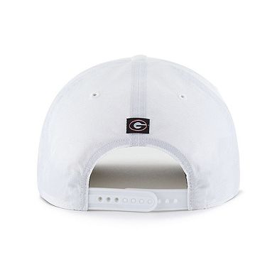 Men's '47 White Georgia Bulldogs Condor Hitch brrr Adjustable Hat