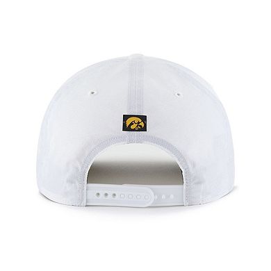 Men's '47 White Iowa Hawkeyes Condor Hitch brrr Adjustable Hat