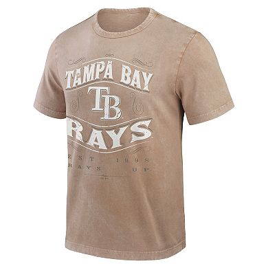Men's Darius Rucker Collection by Fanatics Tan Tampa Bay Rays Sun Faded T-Shirt