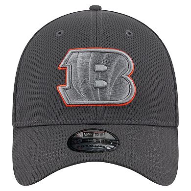 Men's New Era Graphite Cincinnati Bengals Main 39THIRTY Flex Hat