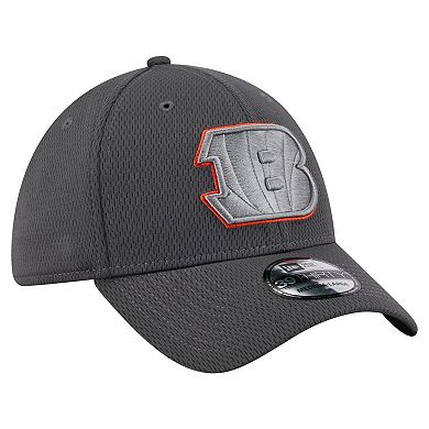 Men's New Era Graphite Cincinnati Bengals Main 39THIRTY Flex Hat