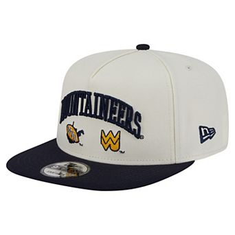 Men's New Era White West Virginia Mountaineers Collegiate 9FIFTY A-Frame Snapback Hat