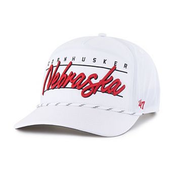 Men's '47 White Nebraska Huskers Condor Hitch brrr� Adjustable Hat