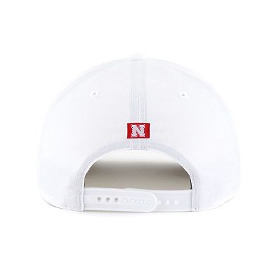 Men's '47 White Nebraska Huskers Condor Hitch brrr Adjustable Hat