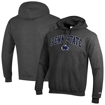Men's Champion® Charcoal Penn State Nittany Lions Arched Logo Fleece Pullover Hoodie