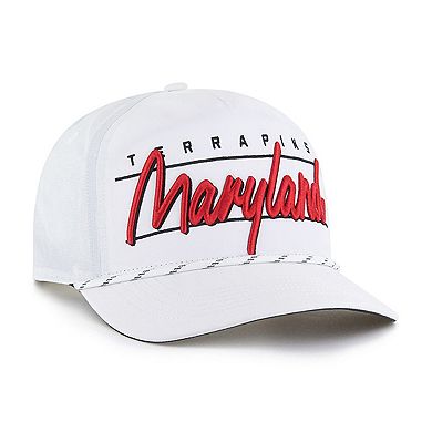 Men's '47 White Maryland Terrapins Condor Hitch brrr Adjustable Hat