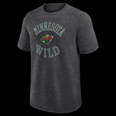 Men's Heather Charcoal Minnesota Wild Success T-Shirt