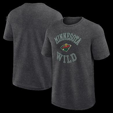 Men's Heather Charcoal Minnesota Wild Success T-Shirt