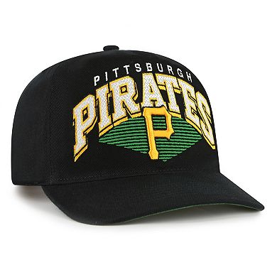 Men's '47 Black Pittsburgh Pirates Pomona Hitch Adjustable Hat