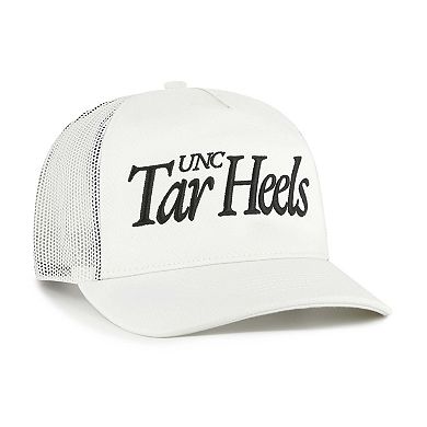 Unisex '47 Cream North Carolina Tar Heels Foundation Script Adjustable Trucker Hat