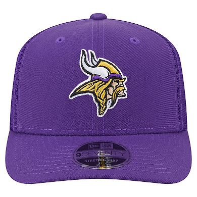 Men's New Era Purple Minnesota Vikings Main Trucker 9SEVENTY Stretch-Snap Hat