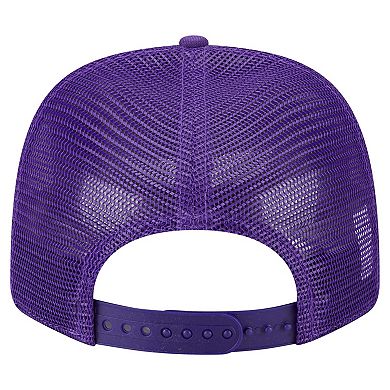 Men's New Era Purple Minnesota Vikings Main Trucker 9SEVENTY Stretch-Snap Hat