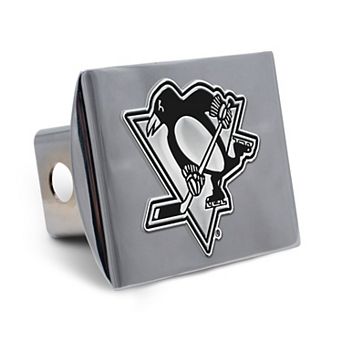 WinCraft Pittsburgh Penguins Premium Metal Chrome Universal Hitch Cover