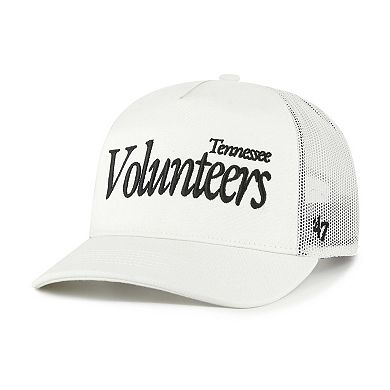 Unisex '47 Cream Tennessee Volunteers Foundation Script Adjustable Trucker Hat