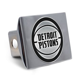 WinCraft Detroit Pistons Premium Metal Chrome Universal Hitch Cover