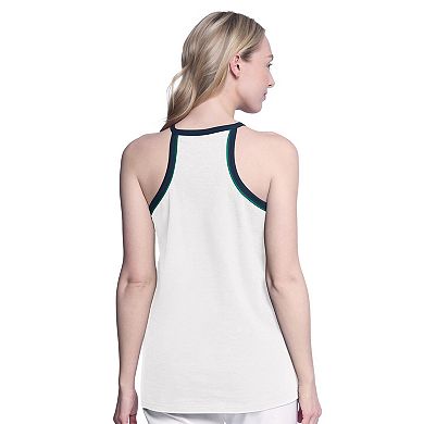 Women's G-III 4Her by Carl Banks White Seattle Mariners Curveball Tank Top