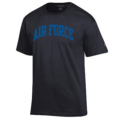 Men's Champion Black Air Force Falcons Basic Arch T-Shirt