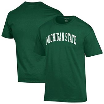 Men's Champion Green Michigan State Spartans Basic Arch T-Shirt
