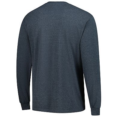Men's Heather Charcoal Boston College Eagles Basic Long Sleeve T-Shirt