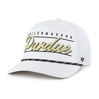 Men's '47 White Purdue Boilermakers Condor Hitch brrr� Adjustable Hat